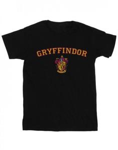 Harry Potter jongens Griffoendor Crest T-shirt 12-13 zwart