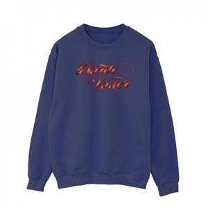 Star Wars Mens Obi-Wan Kenobi Darth Vader Ribbon Font Sweatshirt S wit