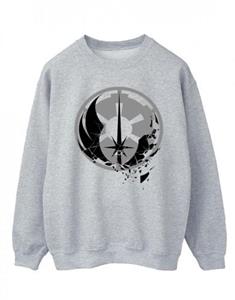 Star Wars Mens Obi-Wan Kenobi Fractured Logos Sweatshirt XXL wit