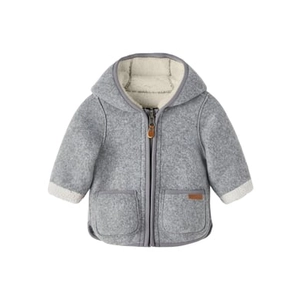 name it Outdoorjas Nbnmily Grijs Gemêleerd