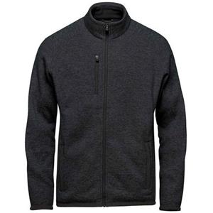 Stormtech Avalante Heather fleecejack met volledige ritssluiting voor heren 3XL zwart
