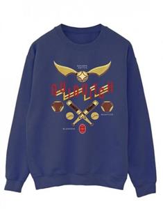 Harry Potter Mens Quidditch Golden Snitch Sweatshirt L wit