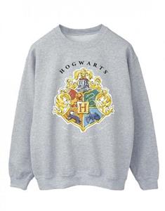 Harry Potter Mens Hogwarts School Emblem Sweatshirt XXL wit