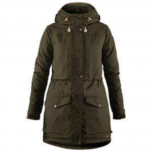 Fjällräven - Women's Singi Wool Padded Parka - Lange jas, olijfgroen