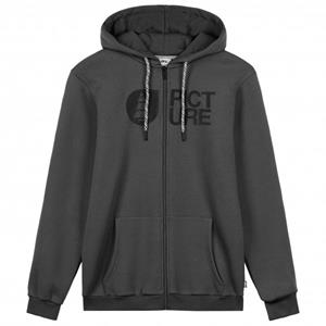 Picture - Basement Flock Zip Hoodie - Hoodie, grijs