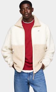 Tommy Jeans Sherpa jacket met structuurmotief, model 'ESSENTIAL'