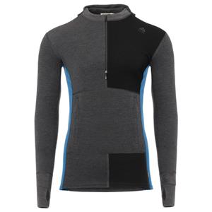 Aclima - Warmwool Hood Sweater Net - Merinotrui, grijs