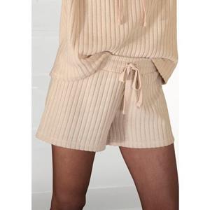 Lascana Short - Lounge shorts gemêleerd Lounge-/brei shorts gemêleerd met bindkoord, loungewear