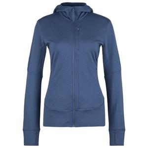 Icebreaker - Women's Merino 260 Quantum IV L/S Zip Hoodie - Merinohoodie, blauw