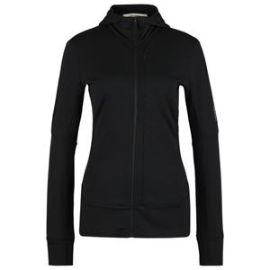 Icebreaker - Women's Merino 260 Quantum IV L/S Zip Hoodie - Merinohoodie, zwart