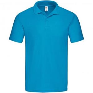 Fruit Of The Loom Origineel herenpoloshirt L zwart