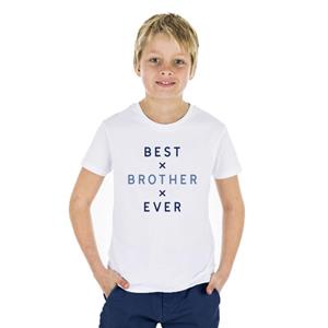 Ma Petite Tribu Kindershirt BESTE BROER OOIT 2 MPT 2 ans wit