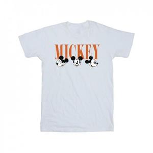 Disney jongens Mickey Mouse gezichten T-shirt 9-11 Years grijs