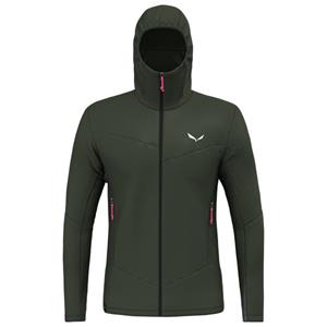 Salewa - Sella Merino Hooded Jacket - Wollen vest, olijfgroen