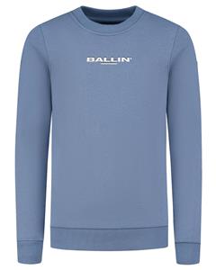 Ballin Amsterdam Fish-Eye Logo Sweater Kids Lichtblauw - 