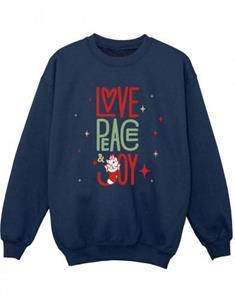 Disney Boys de Aristocats Marie Love Peace Joy Sweatshirt 12-13 wit
