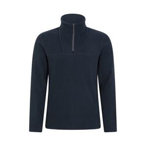 Pertemba FR - Apparel Mountain Warehouse Cedar fleecetop met halve rits voor heren XS blauw