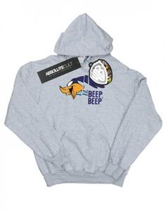 Looney Tunes Road Runner-piep-piep-hoodie voor heren M wit
