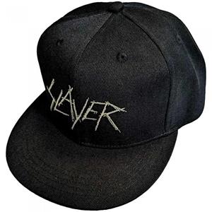 Pertemba FR - Apparel Slayer Unisex Volwassen Scratchy Logo Snapback Baseball Cap One Size zwart/wit