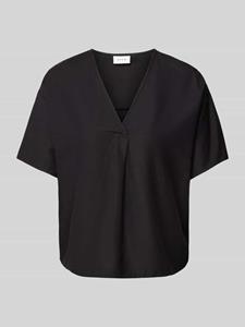 Vila Blouse met korte mouwen en V-hals