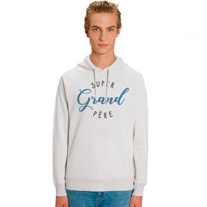 Ma Petite Tribu Herenhoodie - SUPER GROOTVADER XS vuilwit