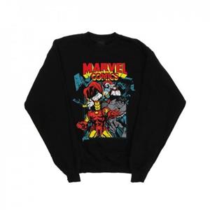 Marvel Comics Trio Pose-sweatshirt voor heren L zwart