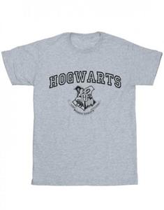 Harry Potter meisjes Zweinstein Crest katoenen T-shirt 9-11 Years wit