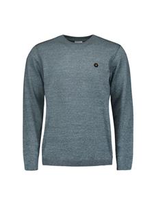 No Excess Pullover crewneck 2 coloured melang cloud