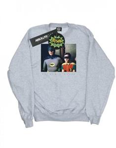 DC Comics Boys Batman TV Series Dynamisch Duo Foto Sweatshirt 12-13 wit