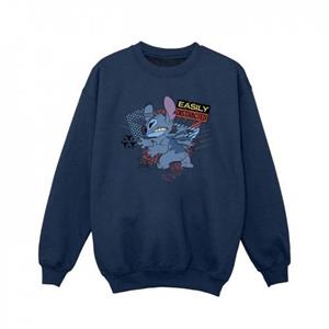 Disney meisjes Lilo en Stitch gemakkelijk afgeleid sweatshirt 12-13 zwart