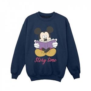 Disney meisjes Mickey Mouse Story Time sweatshirt 7-8 Years wit