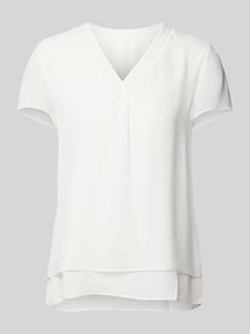 s.Oliver BLACK LABEL Shirtblouse in dubbel-laag-look en met v-halslijn