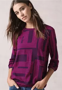 cecil Blouse met smokdetail