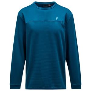 Peak Performance - Trail Polartec Crew - Fleecetrui, blauw
