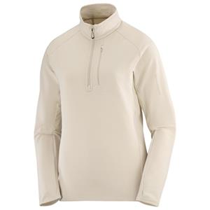 Salomon - Women's Essential LTWarm Half Zip - Fleecetrui, beige