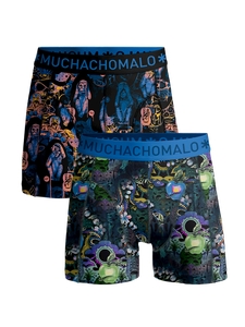 Muchachomalo Jongens 2-pack boxershorts fruitnoevil