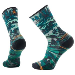 Smartwool Hike Light Campground Print Crew Sokken