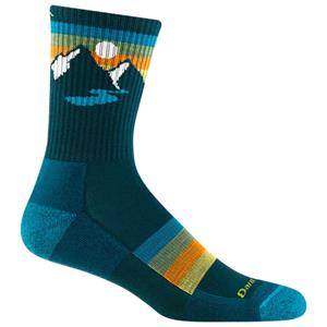 Darn Tough - Sunset Ridge Micro Crew Lightweight w/ Cushion - Wandelsokken, blauw