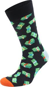 Happy Socks Donkerblauwe Money Money Crew Sokken