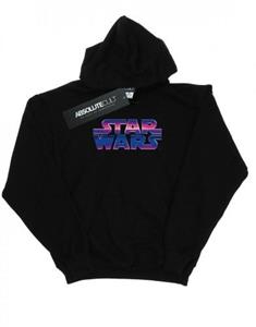 Star Wars heren hoodie met neonlogo XXL wit