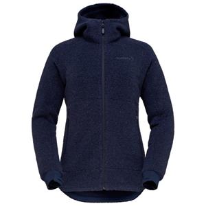 Norrøna - Women's Femund Warmwool3 Hood - Fleecevest, blauw