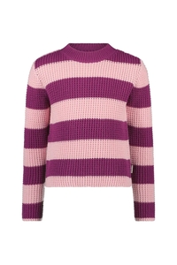 B.Nosy-collectie Gebreide trui Kendall (electric purple)