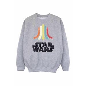 Star Wars Girls Rainbow Sweatshirt 12-13 wit