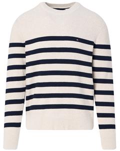 Tommy Hilfiger Sweater Ink Stripes Beige
