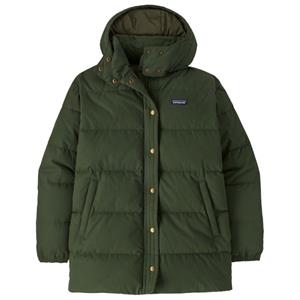 Patagonia - Women's Cotton Down Parka - Lange jas, olijfgroen
