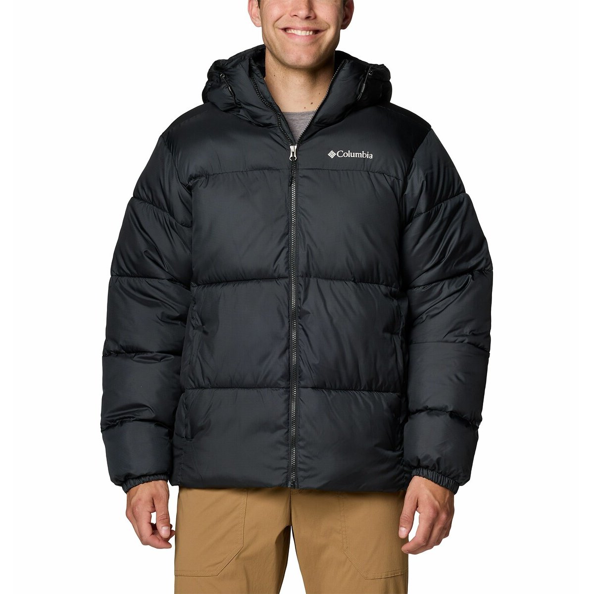 Columbia Puffect Hooded Jacket, Black
