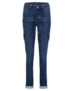 Red Button Broek srb4326 cargo denim blue