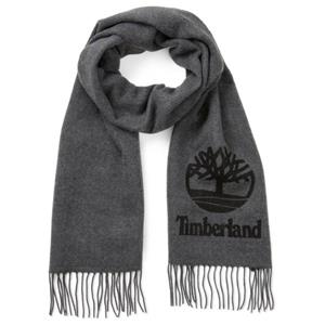 Timberland - Yarn Dye Scarf with Printed Logo - Sjaal, grijs
