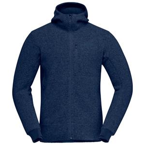 Norrøna - Femund Warmwool3 Hood - Fleecevest, blauw