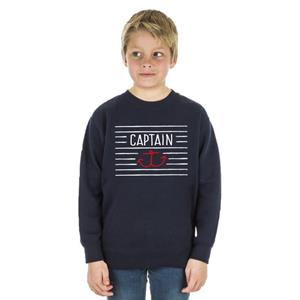 Ma Petite Tribu Sweat Enfant CAPTAIN 4 ans marineblauwe kleur